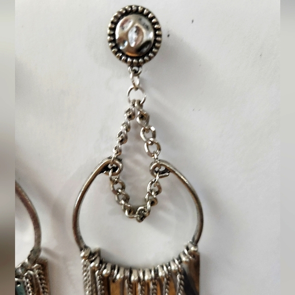 Custom Made Silver HoBo Earrings - Picture 3 of 5